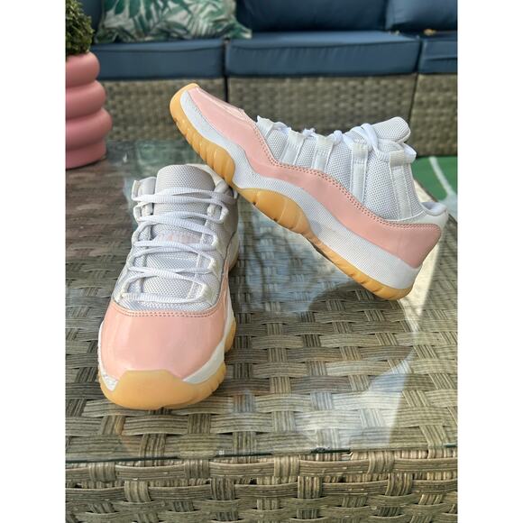 Air Jordan 11 Low “Legend Pink” White Youth Size 5.5 - Picture 6 of 8